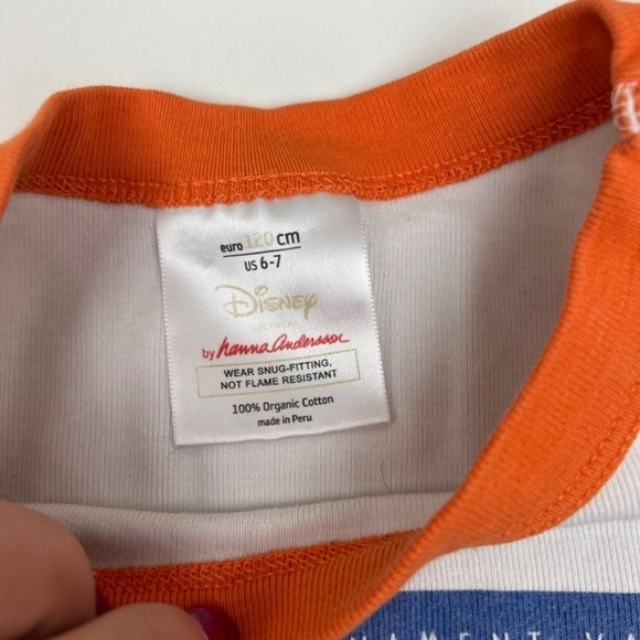 Hanna Andersson Disney's Cars Radiator Springs Long Sleeve Pajama Top in 120/6-7 - Picture 4 of 7